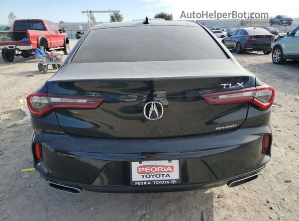 19UUB6F49MA801732 2021 ACURA TLX Черный Вид сзади