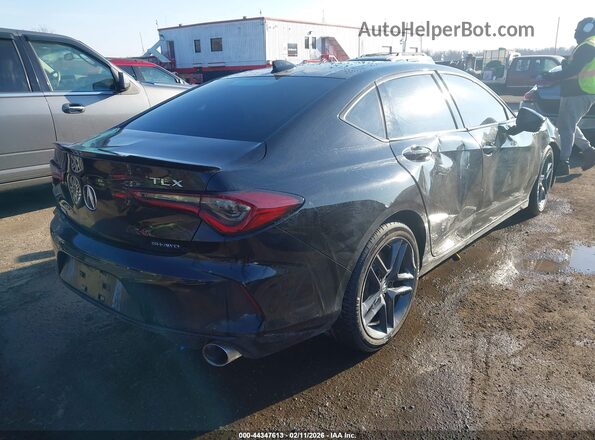 19UUB6F55SA000379 2025 ACURA TLX Black Задня права чверть