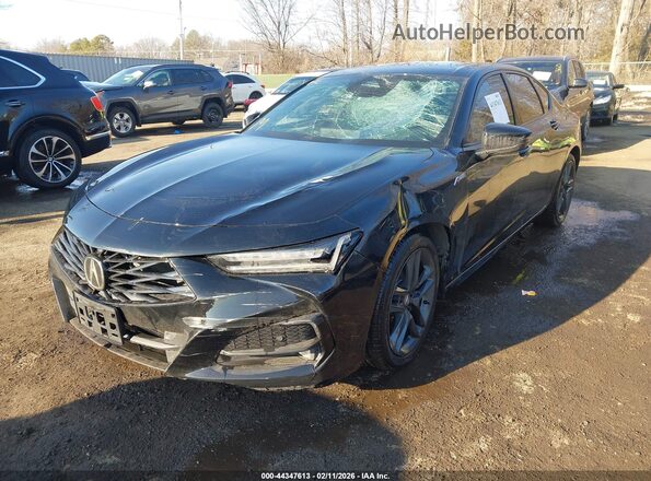 19UUB6F55SA000379 2025 ACURA TLX Black Передня ліва чверть