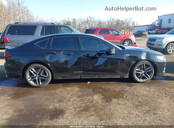 19UUB6F55SA000379 2025 ACURA TLX Black Вид задньої частини салону