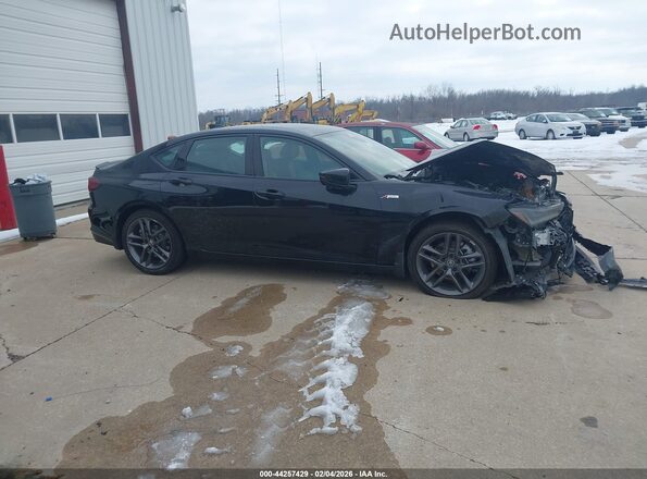 19UUB6F59SA003284 2025 ACURA TLX Black Widok wnętrza z tyłu
