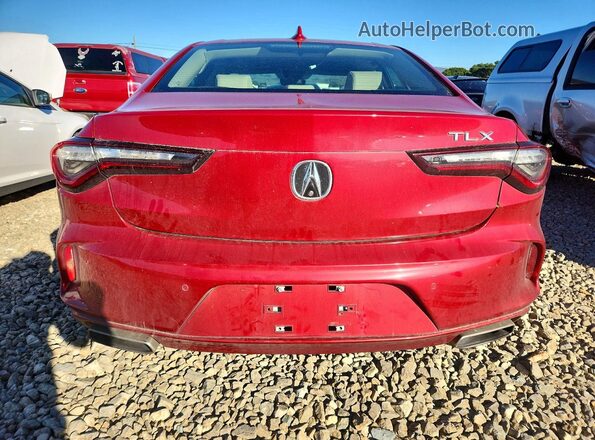 19UUB6F63MA008346 2021 ACURA TLX Red Вид ззаду