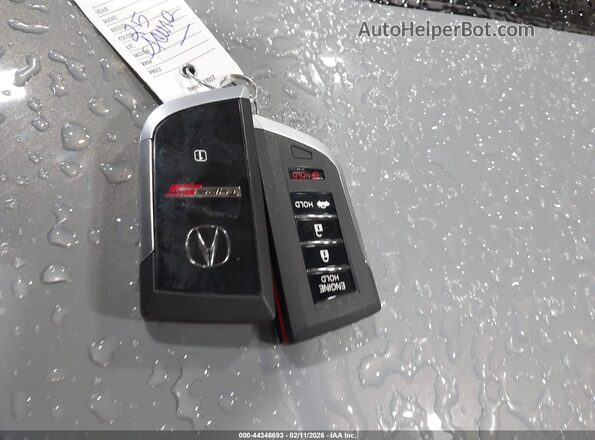 19UUB7F08SA000046 2025 ACURA TLX Gray Vista del salpicadero