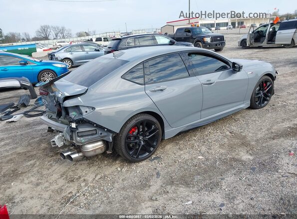 19UUB7F0XRA000446 2024 ACURA TLX Серый Задняя правая четверть