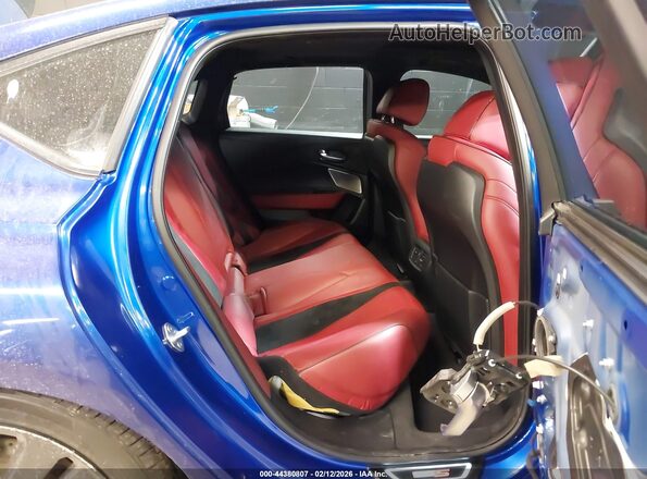 19UUB7F9XMA001085 2021 ACURA TLX Blue Vista de la etiqueta del VIN