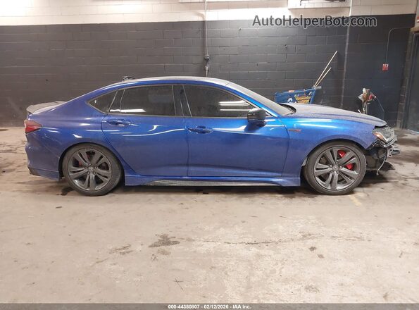 19UUB7F9XMA001085 2021 ACURA TLX Blue Vista interior de 360 grados