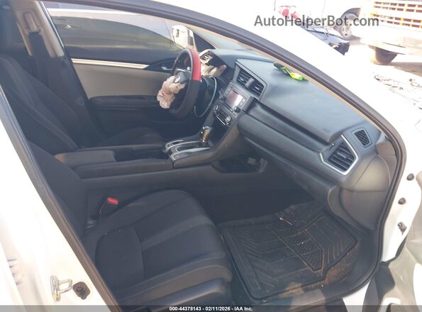 19XFC2F54HE049415 2017 HONDA CIVIC White Widok wnętrza z przodu