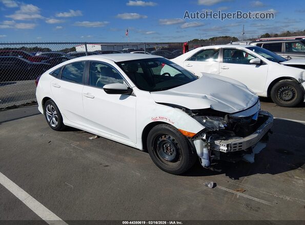 19XFC2F56GE090546 2016 HONDA CIVIC Белый Передняя правая четверть