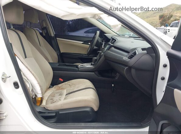 19XFC2F57HE016554 2017 HONDA CIVIC Белый Вид салона спереди
