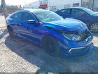 2019 Honda Civic Lx Blue vin: 19XFC2F60KE000681