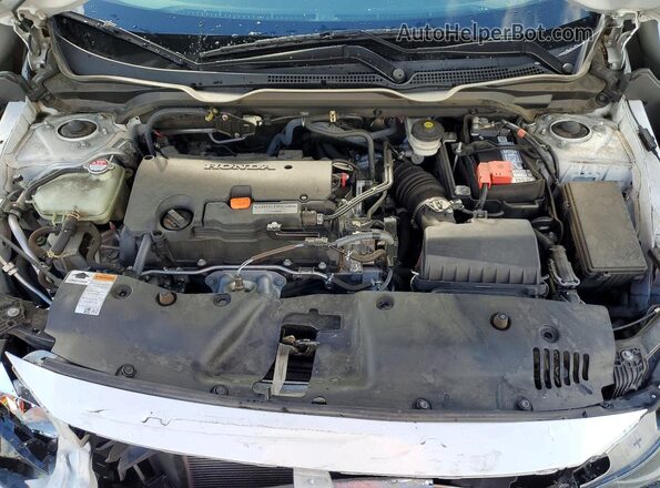 19XFC2F60KE204400 2019 HONDA CIVIC Белый Вид задней части салона