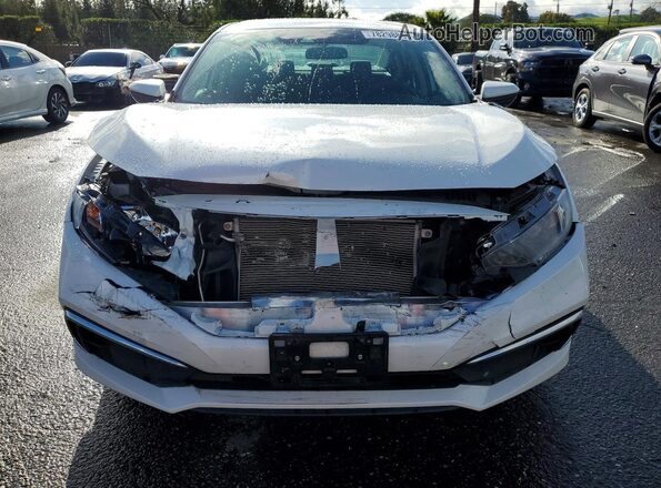 19XFC2F60KE204400 2019 HONDA CIVIC Белый Вид спереди
