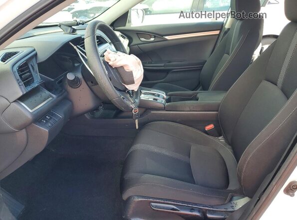 19XFC2F60KE204400 2019 HONDA CIVIC Белый Вид салона спереди