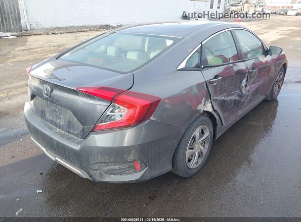 19XFC2F63KE005387 2019 HONDA CIVIC Gray უკანა მარჯვენა