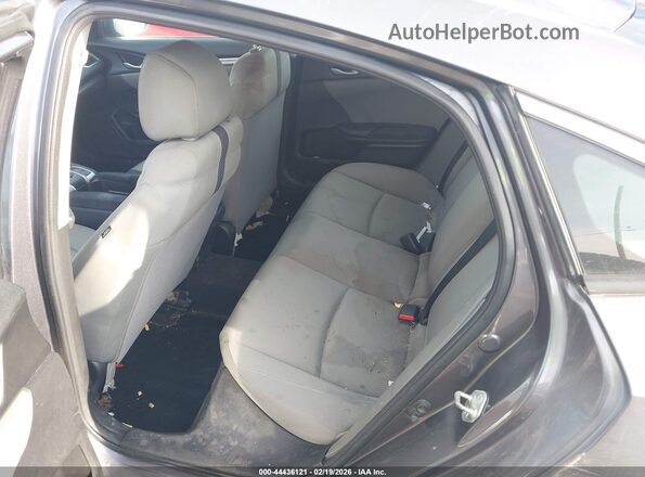 19XFC2F63KE005387 2019 HONDA CIVIC Gray VIN კოდის სტიკერის ხედი