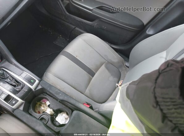 19XFC2F63KE005387 2019 HONDA CIVIC Gray წინა სალონის ხედი