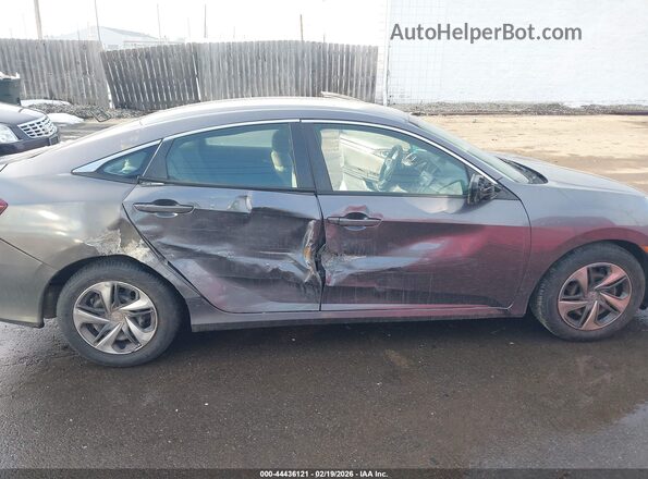19XFC2F63KE005387 2019 HONDA CIVIC Gray წინა ხედი