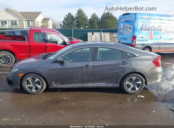 19XFC2F63KE005387 2019 HONDA CIVIC Gray უკანა სალონის ხედი