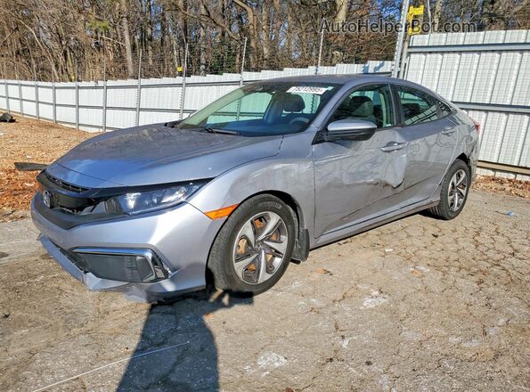 19XFC2F64KE007777 2019 HONDA CIVIC Серебряный Передняя левая четверть