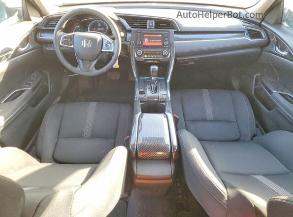 19XFC2F67KE048372 2019 HONDA CIVIC Silver Dashboard view