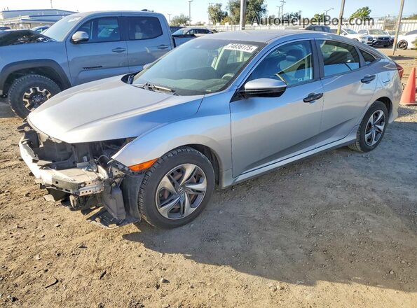 19XFC2F67KE048372 2019 HONDA CIVIC Silver Front left