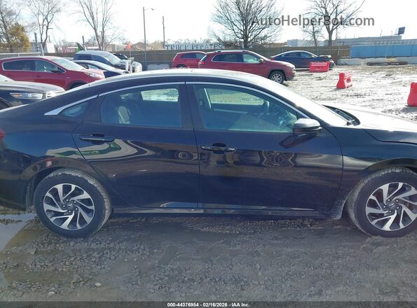 19XFC2F73HE043798 2017 HONDA CIVIC Black Widok wnętrza 360 stopni
