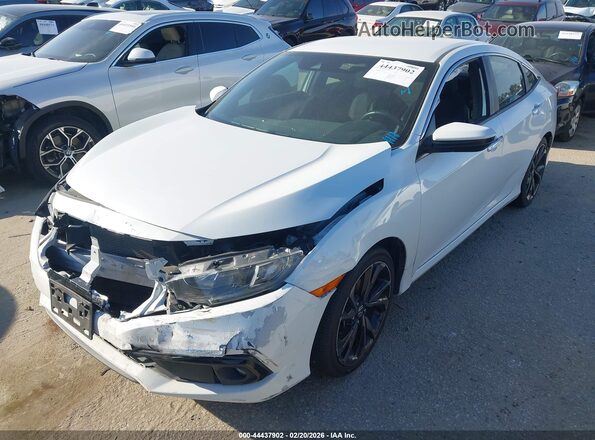 19XFC2F80KE209517 2019 HONDA CIVIC White Передня ліва чверть