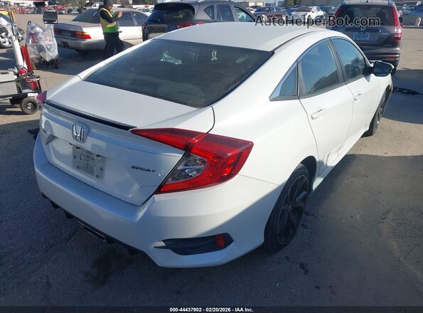 19XFC2F80KE209517 2019 HONDA CIVIC White Задня права чверть