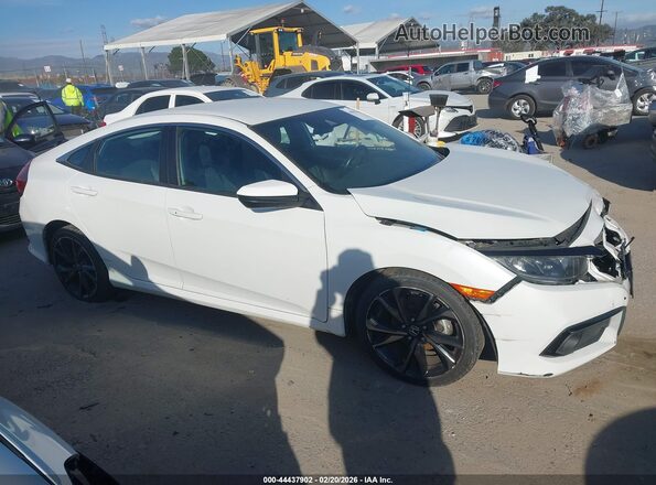 19XFC2F80KE209517 2019 HONDA CIVIC White Панорамний вид салону 360°