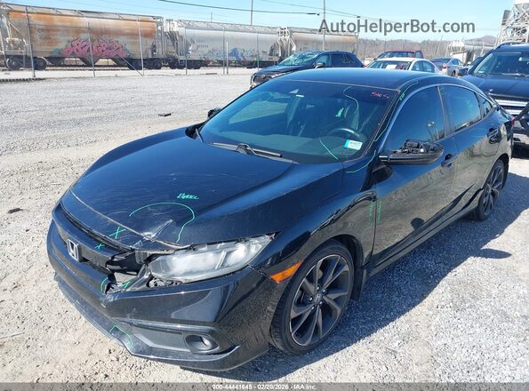 19XFC2F81KE023064 2019 HONDA CIVIC Black Vista frontal