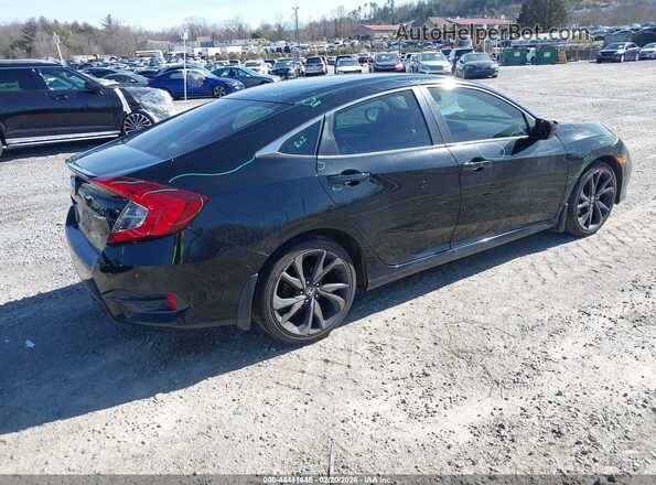 19XFC2F81KE023064 2019 HONDA CIVIC Black Trasero derecho