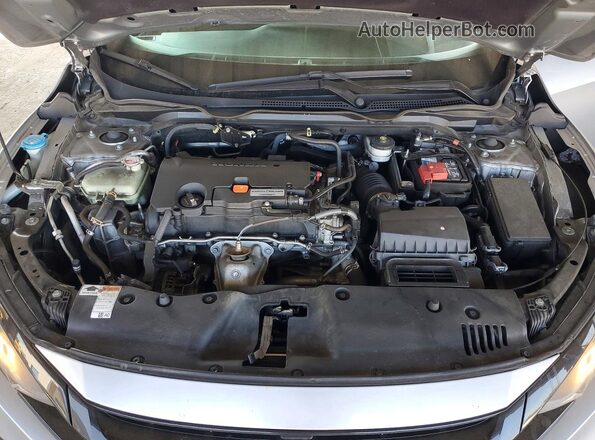 19XFC2F81KE208361 2019 HONDA CIVIC Silver Вид задньої частини салону