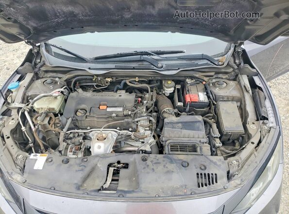19XFC2F85KE204636 2019 HONDA CIVIC Gray Вид задньої частини салону