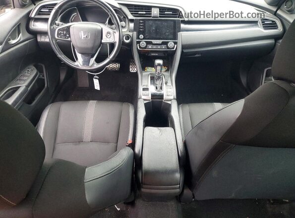 19XFC2F85KE204636 2019 HONDA CIVIC Gray Вид панелі приладів