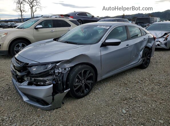19XFC2F85LE200457 2020 HONDA CIVIC Серебряный Передняя левая четверть