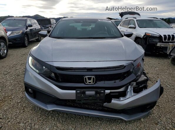 19XFC2F85LE200457 2020 HONDA CIVIC Серебряный Вид спереди