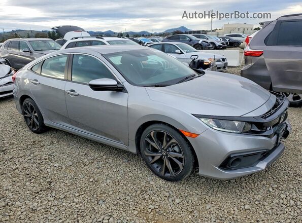 19XFC2F85LE200457 2020 HONDA CIVIC Серебряный Передняя правая четверть
