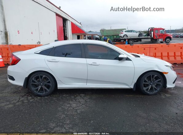 19XFC2F8XKE036332 2019 HONDA CIVIC Белый Вид задней части салона