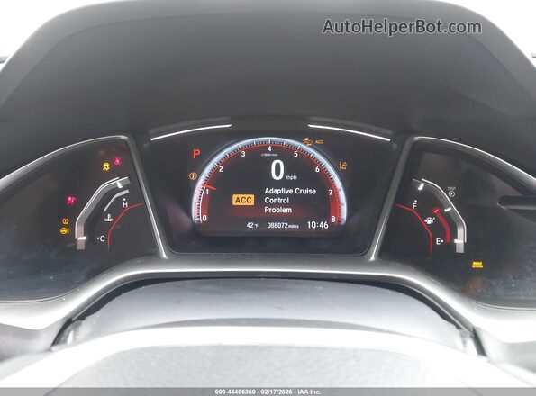 19XFC2F8XKE036332 2019 HONDA CIVIC Белый Вид задних сидений