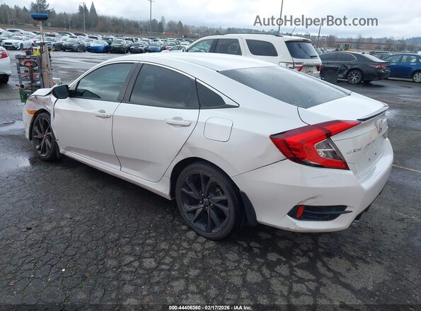 19XFC2F8XKE036332 2019 HONDA CIVIC Белый Задняя левая четверть