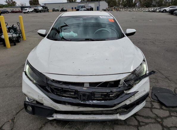 19XFC2F8XKE203577 2019 HONDA CIVIC White Front view