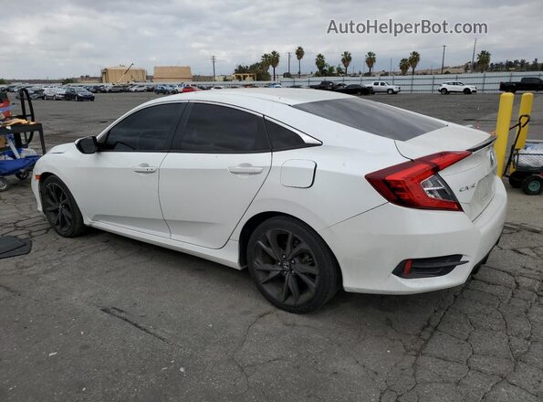 19XFC2F8XKE203577 2019 HONDA CIVIC White Rear left