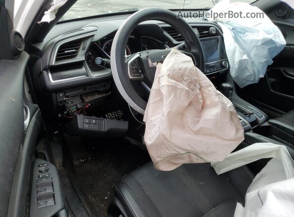 19XFC2F8XKE203577 2019 HONDA CIVIC White Dashboard view