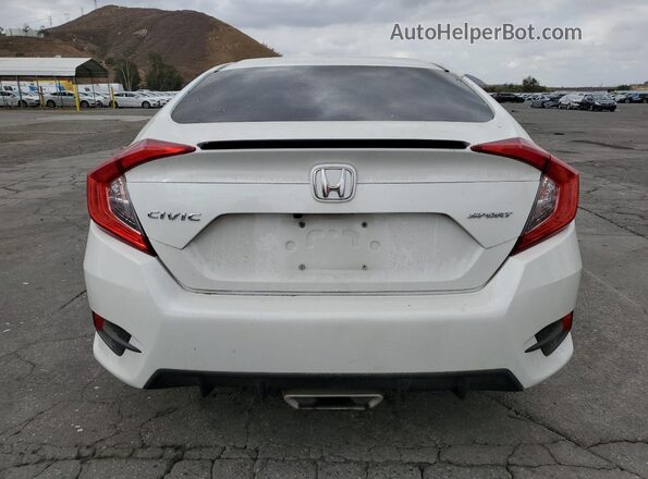 19XFC2F8XKE203577 2019 HONDA CIVIC White Rear view