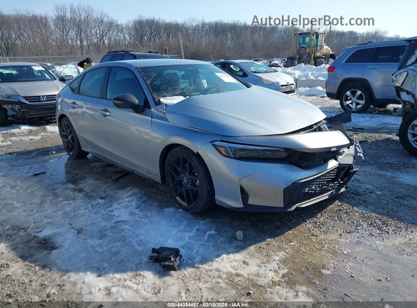 19XFL2H80SE029869 2025 HONDA CIVIC SEDAN Серебряный Передняя правая четверть