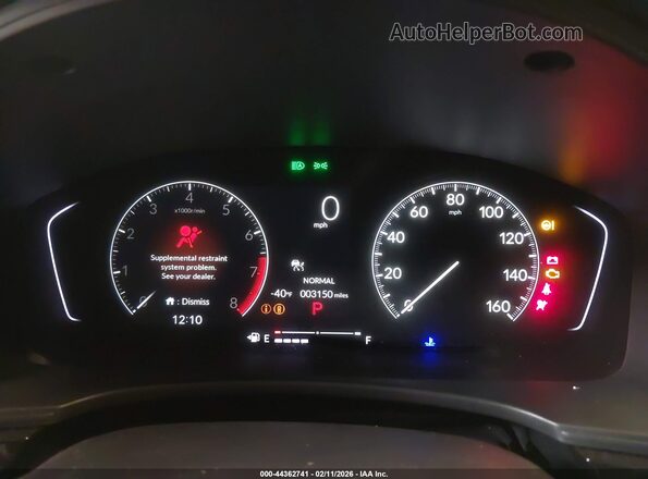 19XFL2H8XSE020368 2025 HONDA CIVIC SEDAN Серый Вид задних сидений