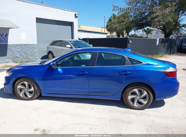 19XZE4F50LE000109 2020 HONDA INSIGHT Синий Панорамный вид салона 360°