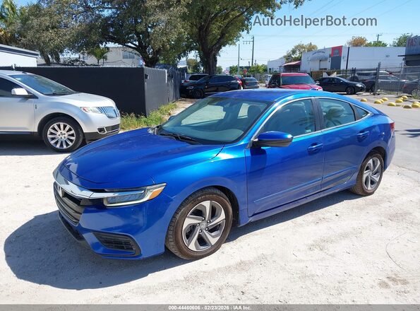 19XZE4F50LE000109 2020 HONDA INSIGHT Синий Передняя левая четверть