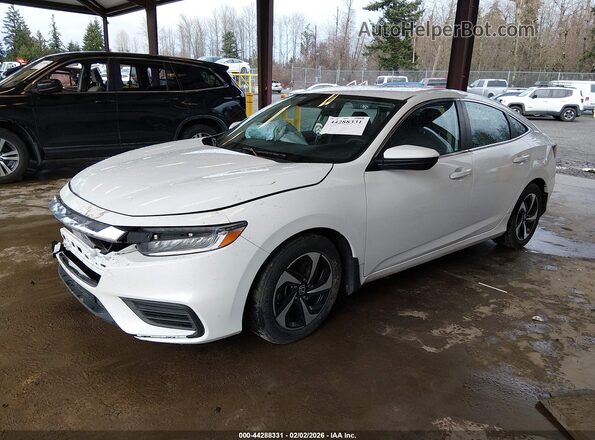 19XZE4F54ME009185 2021 HONDA INSIGHT Белый Передняя левая четверть