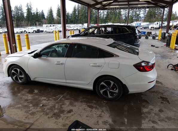 19XZE4F54ME009185 2021 HONDA INSIGHT Белый Вид задней части салона